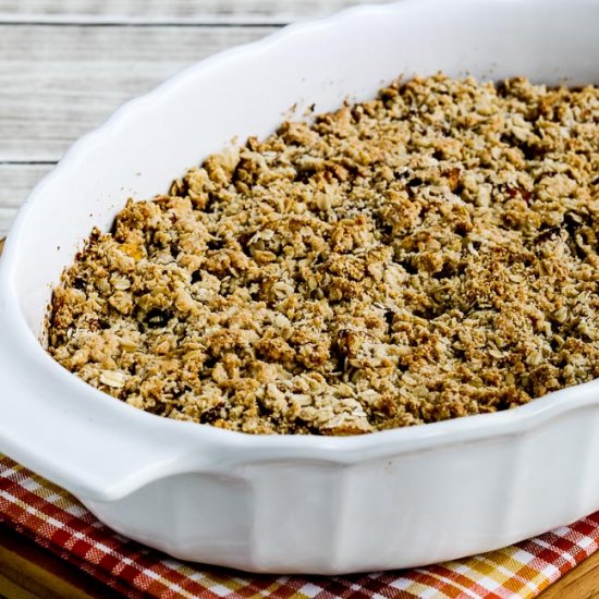 Low-Sugar Pumpkin and Apple Crumble