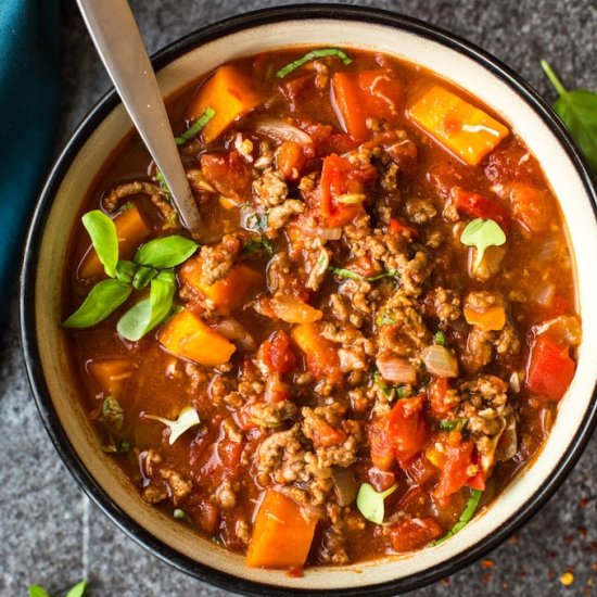 Italian Instant Pot Beef Chili