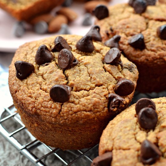 Almond Butter Chocolate Chip Muffin