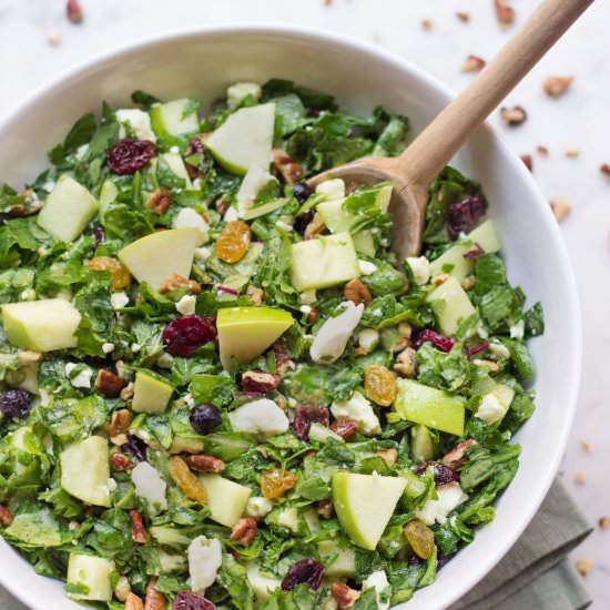 Chopped Salad with Apples and Feta