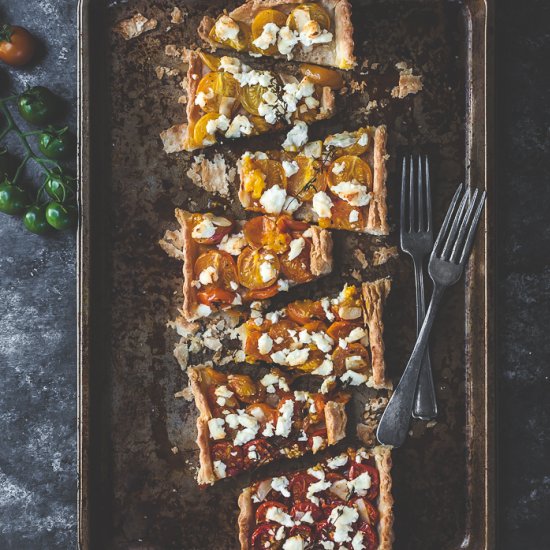 Sunrise Cherry Tomato Tart