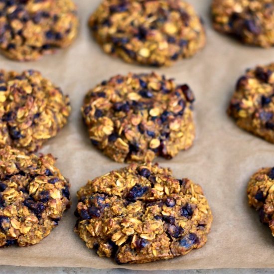 Pumpkin Pie Breakfast Cookies