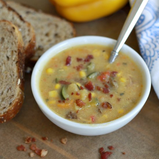 Corn Chowder with a Healthy Twist