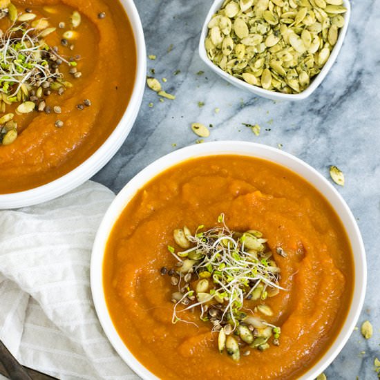 Slow Cooker Butternut Squash Soup