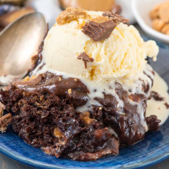 Peanut Butter Brownie Pudding