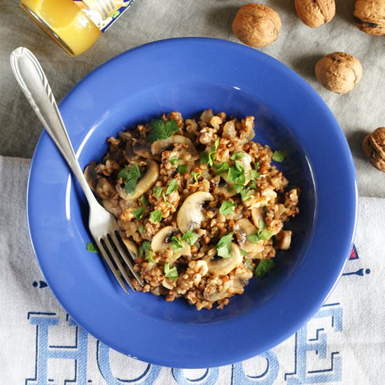 Buckwheat with Mushrooms