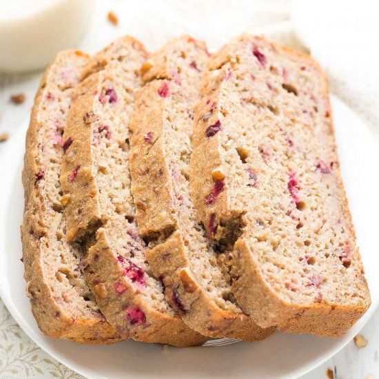 Cranberry Pecan Banana Bread