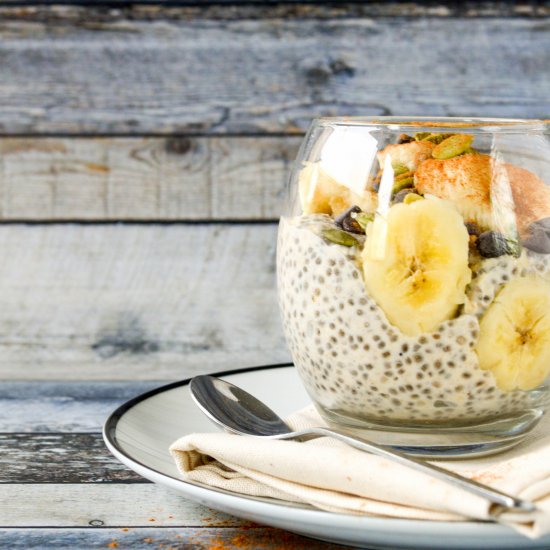 Banana & Chia Seeds Overnight Oat