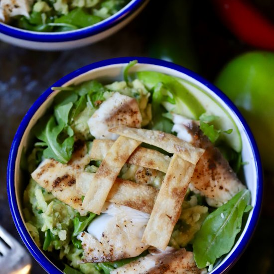 Fish Tacos Green Apple Guacamole