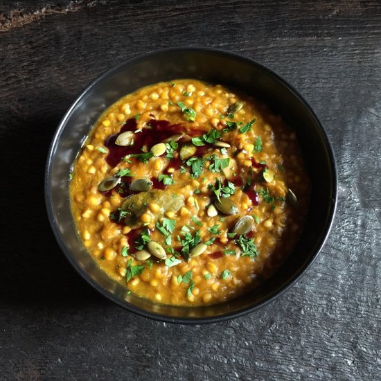 Buckwheat, Squash and Mushrooms