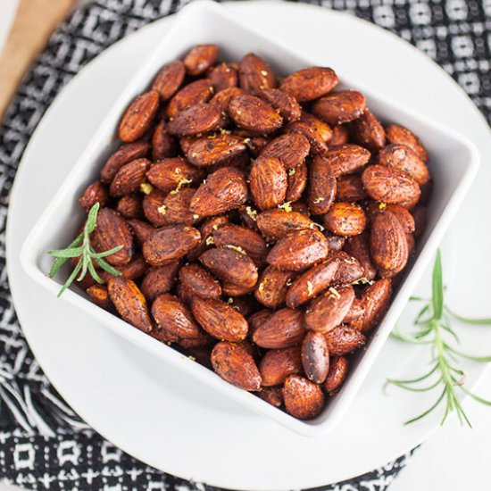 Rosemary and Lemon Toasted Almonds