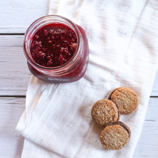 Easy 3 Ingredient Raspberry Jam