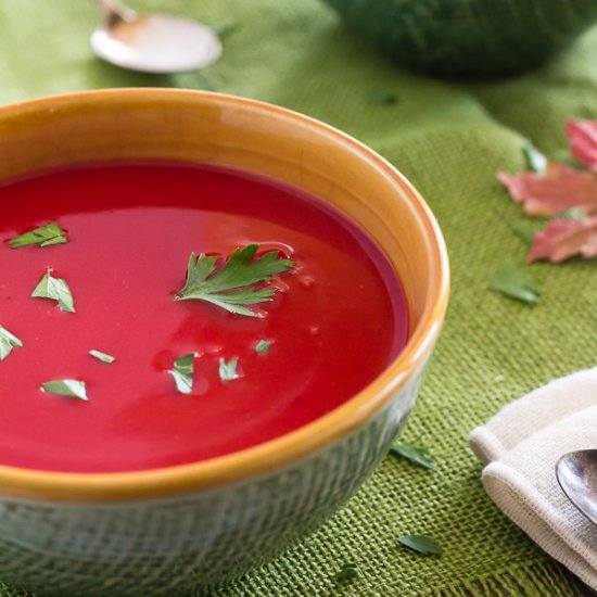 Red Velvet Beet Soup