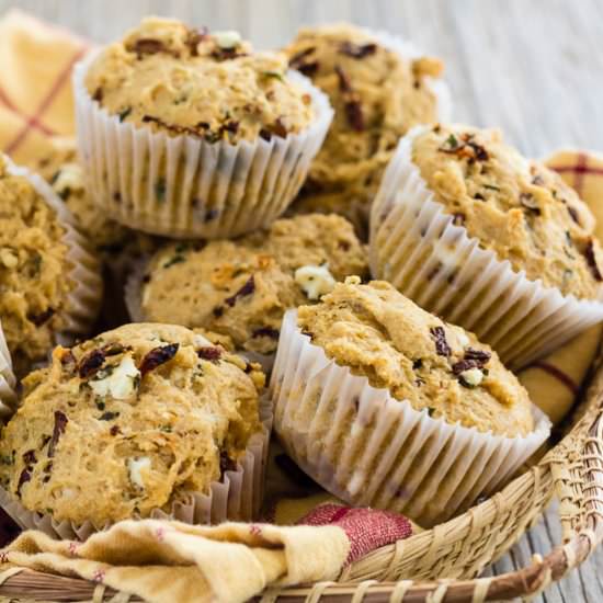 Goat Cheese and Tomato Muffins