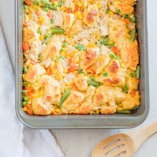 Chicken Pot Pie Bubble Up Bake