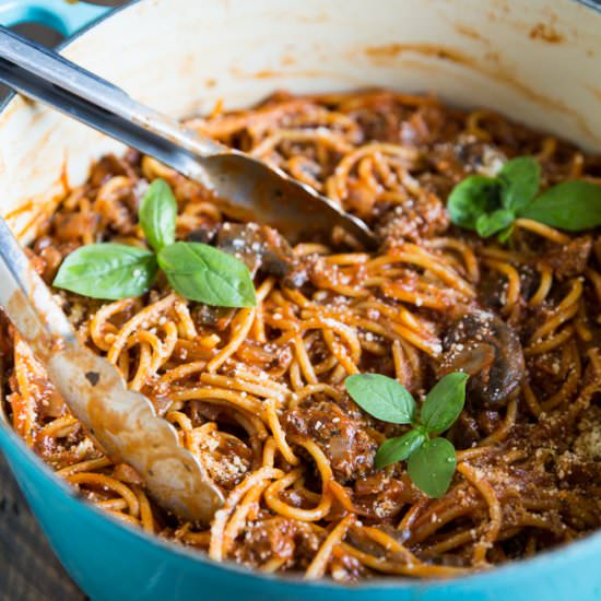 One Pot Spaghetti