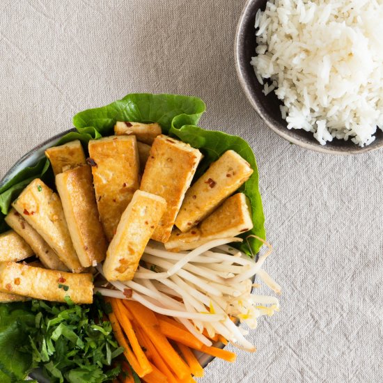 Lemongrass Tofu Bowl