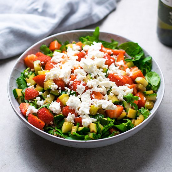 Strawberry and Feta Quinoa Salad