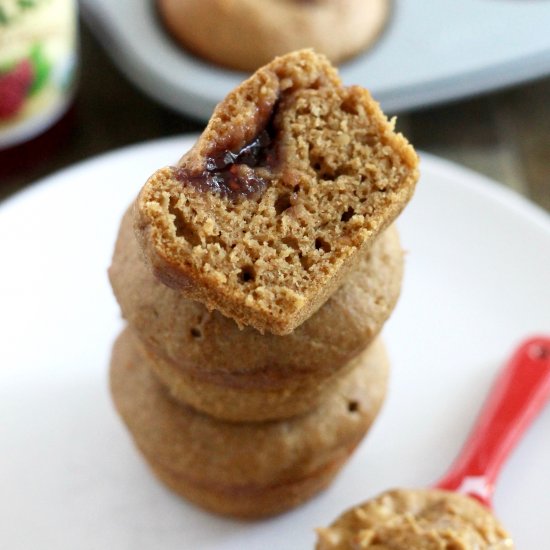 Peanut Butter and Jelly Muffins