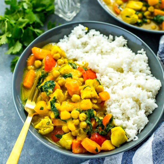 Butternut Squash Chicken Curry