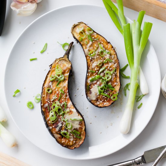 Eggplant in Miso Glaze