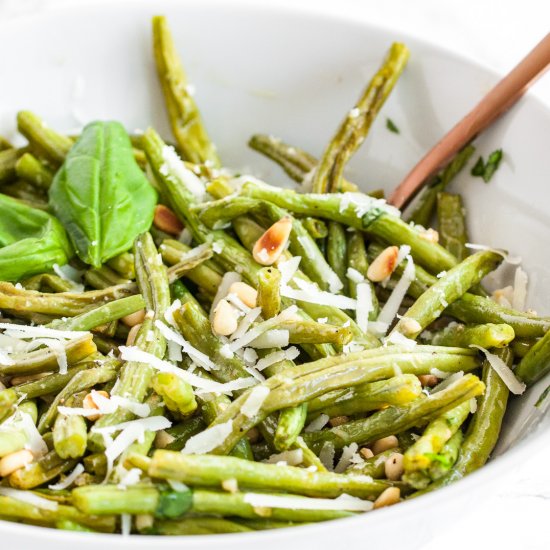 Parmesan Oven Roasted Green Beans