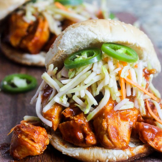 Weeknight BBQ Chicken Sandwiches