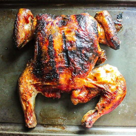 Barbecued Whole Chicken