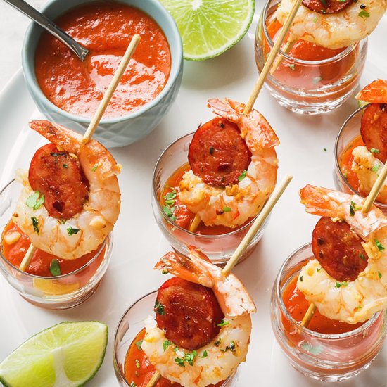 Shrimp and Chorizo Appetizers