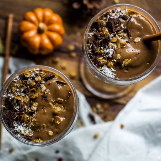 Chocolate Pumpkin Pie Smoothie