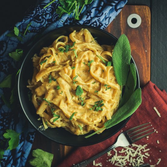 Fettuccine con Zucca