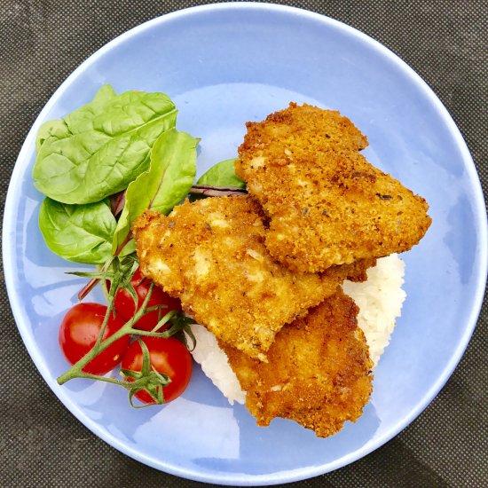 Crispy Chicken with Sticky Rice