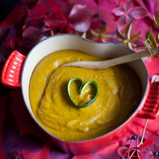 Pumpkin Lentil Soup