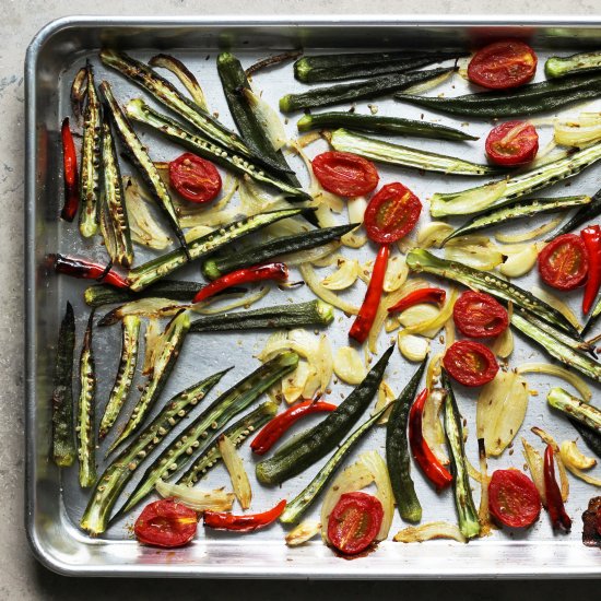 Roasted Okra