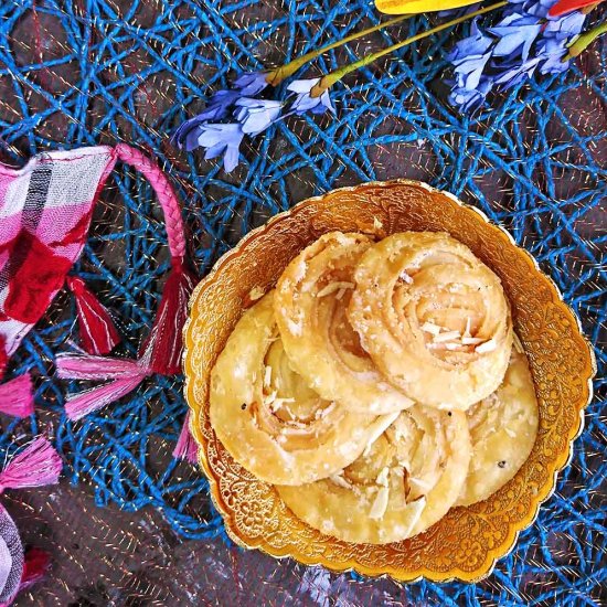 Crispy Layered Sweet Puri