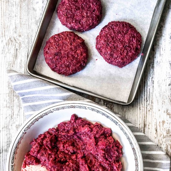 Beetroot & Beans Burger