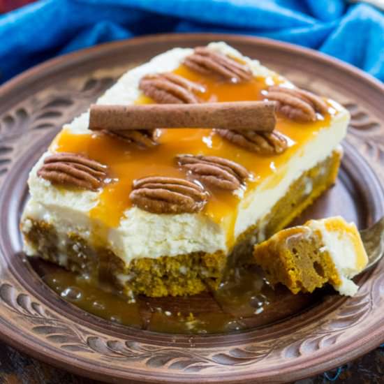 Pumpkin Poke Cake