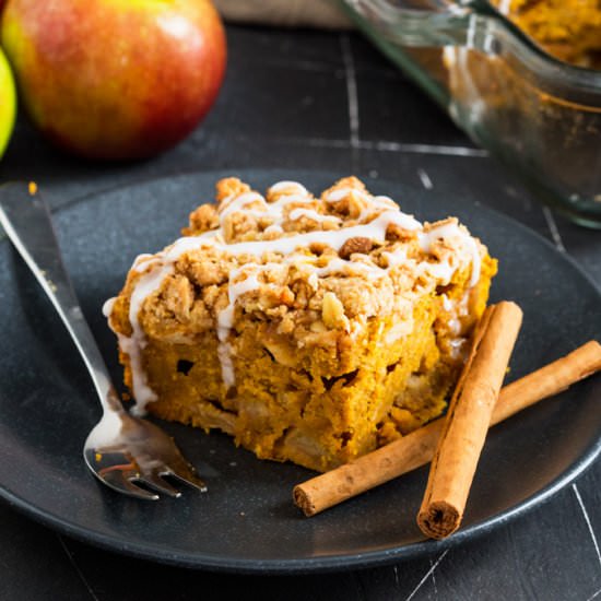 Pumpkin Apple Coffee Cake