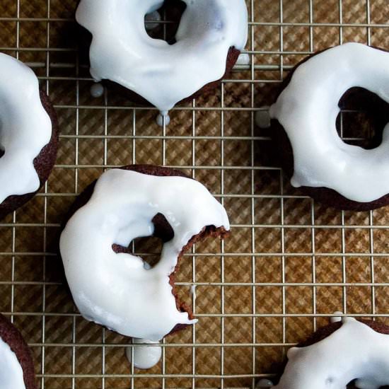 Triple Coconut Chocolate Donuts