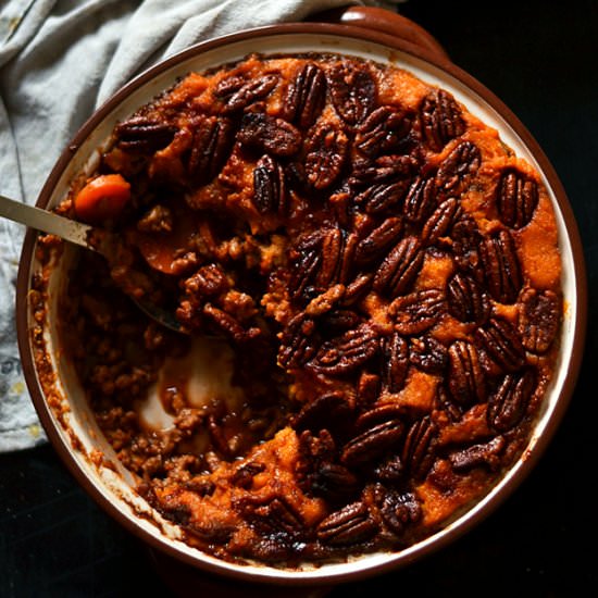 Maple Pecan Sweet Potato Pie