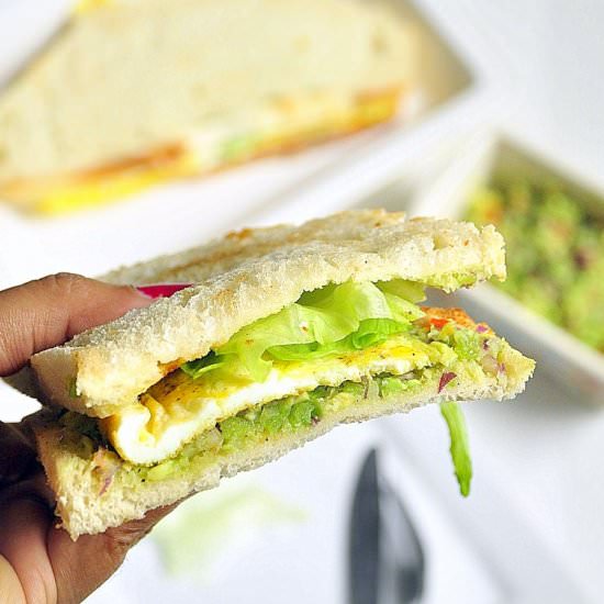 Guacamole & Egg Sandwich