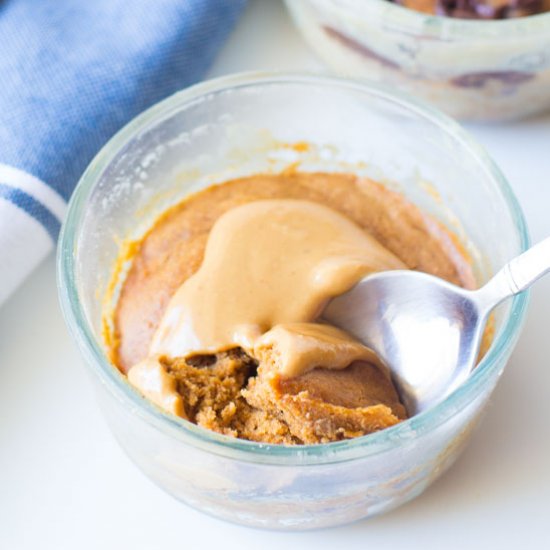 1 Minute Peanut Butter Mug Cake