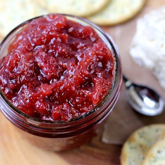 Strawberry Balsamic Fig Jam