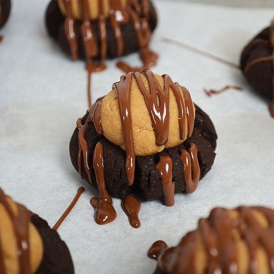 Buckeye Thumbprint Cookies