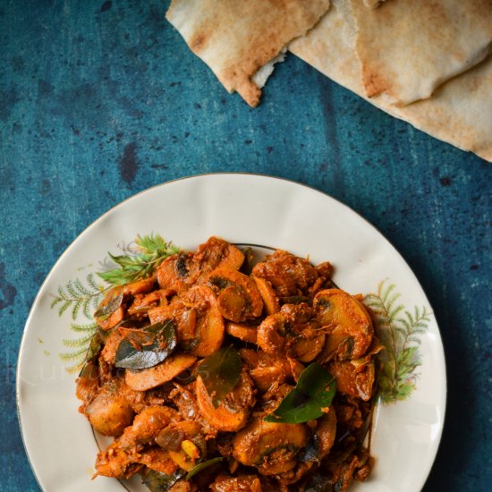 Mushroom masala