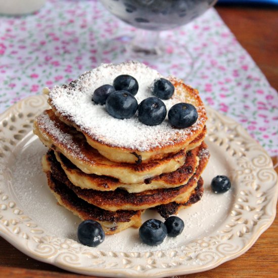 Cream cheese pancakes