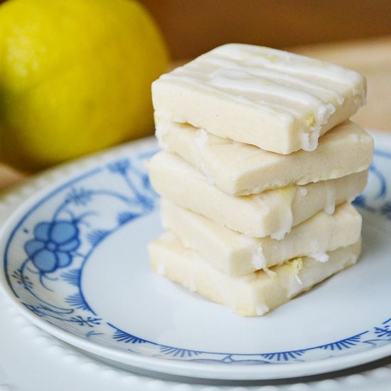 Lemon Shortbread Cookies