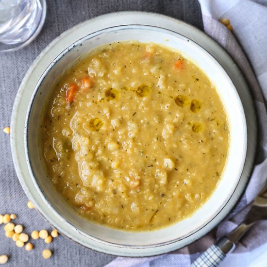 Vegetarian Split Pea Soup