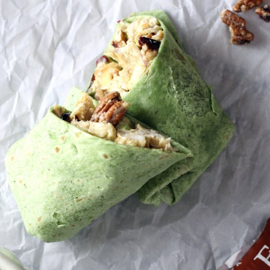 Pecan Chicken Wraps