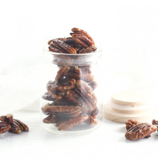 3 Ingredient Candied Pecans